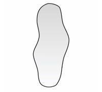 vidaXL Espejo de Pared Negro 60x25 cm