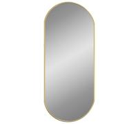 vidaXL Espejo de Pared Ovalado Dorado 70x30 cm