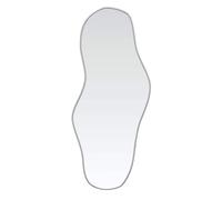 vidaXL Espejo de Pared Colgante Dormitorio Salón Sala de Estar Pasillo Tocador Comedor Cuarto de Baño Entrada Decoración Hogar Plateado