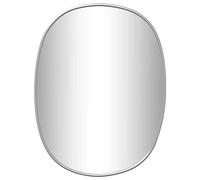 vidaXL Espejo de Pared Plateado 40x30 cm