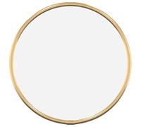 vidaXL Espejo de Pared Redondo Colgante Dormitorio Salón Sala de Estar Pasillo Comedor Cuarto de Baño Entrada Decoración Hogar Dorado