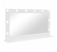 vidaXL Espejo de tocador con Luces LED Blancas, 100 x 55 x 18 cm, diseño Rectangular. Ideal para baño o Dormitorio. Tiene Interruptor táctil, iluminación integrada y es fácil de Montar par