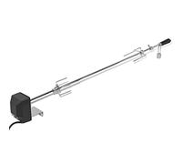 vidaXL Espetón para Asados y Barbacoa con Motor Acero 1370 mm Pincho Asador