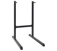 vidaXL Estación de Fondos Negro 103,5 x 66,5 x 121,5 cm | Esta estación de dips es perfecta para una variedad de entrenamientos, ayudándote a trabajar músculos como bíceps, tríceps,