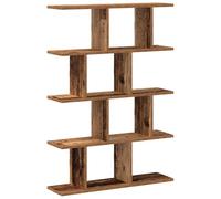vidaXL Estante Cubo de Pared 12 Compartimentos Madera Envejecida, Estante Cubo Flotante, estantería Caja Flotante, Estante Cubo Colgante
