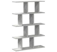 vidaXL Estante cubo de pared 12 compartimentos, madera, gris hormigón