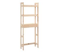 Vidaxl estante de baño madera maciza de pino 63x26x171 cm