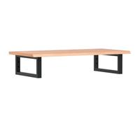 vidaXL Estante de Lavabo de Pared de Acero y Madera Maciza de Roble