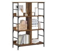 vidaXL Estante de Libros 4 Niveles 78,5 x 33 x 117,5 cm Metal PB