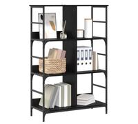 vidaXL Estante de Libros 4 Niveles 78,5 x 33 x 117,5 cm Metal PB