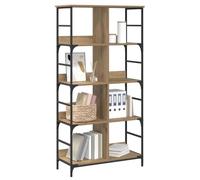 vidaXL Estante de Libros 4 Niveles 78,5 x 33 x 153 cm Metal PB
