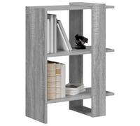 vidaXL Estante de Libros Gris Sonoma 52 x 25 x 71,5 cm, Sala de Estar, Rectangular, diseño Moderno con soluciones de Almacenamiento, Muebles estilosos, Asientos cómodos, Uso versátil