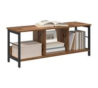 vidaXL Estante de Libros Madera Vieja 102 x 32 x 40,5 cm, Estantería Industrial Rectangular, con Mucho Espacio, Ideal para tu Oficina en casa, Sala o Estudio