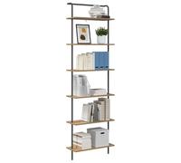 vidaXL Estante de Libros Roble Artesanal 60 x 24 x 203 cm, Estilo y funcionalidad, estantería Rectangular Moderna, Almacenamiento Amplio, Ideal para Libros