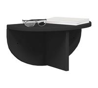 vidaXL Estante de Pared 2 pcs Negro 38 x 19 x 19 cm, Sala de Estar, Rectangular, Moderno, Duradero, Asientos cómodos para un Interior Estiloso con un diseño Funcional y Atractivo versátil