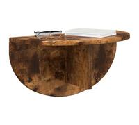 vidaXL Estante de Pared 2 pcs Roble Ahumado 38 x 19 x 19 cm, Sala de Estar, Rectangular, Moderno, Duradero, Asientos cómodos para un Interior Estiloso con un diseño Funcional y Atractivo versátil