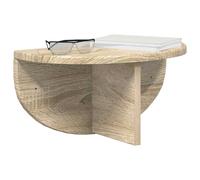 vidaXL Estante de pared 2 piezas Roble Sonoma 38 x 19 x 19 cm Rectangular Moderno para sala de estar