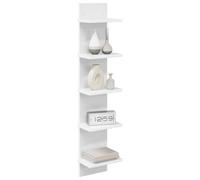 vidaXL Estante de Pared 2 uds. Blanco 22 x 15 x 100 cm