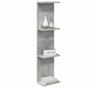 vidaXL Estante de Pared 2 pcs Gris Hormigón 22 x 15 x 100 cm, Estanterías Modernas para Sala, montadas en la Pared, con Madera, Elegante exhibición, minimalismo en casa