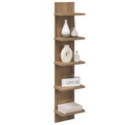 vidaXL Estante de Pared 2 pcs Roble Artisan 22 x 15 x 100 cm, Estanterías Modernas para Sala, montadas en la Pared, con Madera, Elegante exhibición, minimalismo en casa