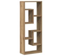 vidaXL Estante de Pared Artisan Roble 36x16x90 cm Madera de ingeniería