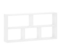 vidaXL Estante de Pared Blanco 102 x 17 x 50 cm Madera de ingeniería