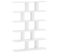 vidaXL Estante de Pared Blanco 70 x 17 x 101 cm Madera de ingeniería
