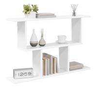 vidaXL Estante de Pared Blanco 80 x 15 x 50,5 cm Madera de ingeniería, Estantería Moderna para Sala, Almacenamiento Decorativo, Decorar y Organizar tu Hogar