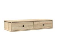 vidaXL Estante de Pared con cajones Madera contrachapada Roble Sonoma