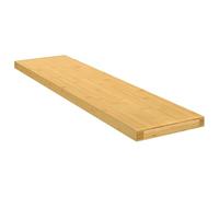 vidaXL Estante de Pared de bambú 80x20x2,5 cm