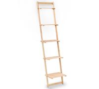 vidaXL Estante de pared escalera madera de 41,5x30x176 cm