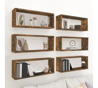 vidaXL estante de pared estantes cúbicos de pared estantería de pared