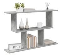 vidaXL Estante de Pared Gris Hormigón 80 x 15 x 50,5 cm, Estantería Moderna para Sala, Almacenamiento Decorativo, Decorar y Organizar tu Hogar