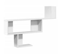 vidaXL Estante de Pared Madera de ingeniería Blanco 100x15x70 cm, Estante Flotante, Estante Flotante de Pared, Estante de exhibición de Pared