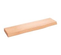vidaXL Estante de Pared Madera de Roble tratada marrón Claro 40x10x2cm, Estante de almacenaje, Estante de Madera, Tablero de estantería