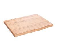 Estante De Pared Madera De Roble Tratada Marrón Claro 40x30x2cm Vidaxl