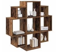 vidaXL Estante de Pared Madera Envejecida 90 x 25 x 90 cm