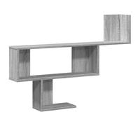 vidaXL Estante de Pared Madera ingeniería Gris Sonoma 100x15x70 cm, Estante Flotante, Estante Flotante de Pared, Estante de exhibición de Pared
