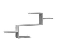 vidaXL Estante de Pared Madera ingeniería Gris Sonoma 104x15x49 cm, Estante Flotante, Estante Flotante de Pared, Estante de exhibición de Pared