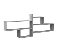 vidaXL Estante de Pared Madera ingeniería Gris Sonoma 167,5x18x68 cm, Estante Flotante, Estante Flotante de Pared, Estante de exhibición de Pared