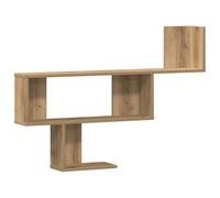 vidaXL Estante de Pared Madera ingeniería Roble artisian 100x15x70 cm, Estante Flotante, Estante Flotante de Pared, Estante de exhibición de Pared