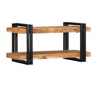 vidaXL Estante de pared de madera maciza de acacia 70x33x35 cm, flotante