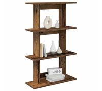 vidaXL Estante de Pared Montada en la Pared Marrón 56 x 20 x 90 cm, Estante Rectangular Moderno para Sala, Gran Almacenamiento, Ahorra Espacio, fácil de Limpiar, Organiza tu hogar