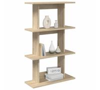 vidaXL Estante de Pared Montada en la Pared Marrón 56 x 20 x 90 cm, Estante Rectangular Moderno para Sala, Gran Almacenamiento, Ahorra Espacio, fácil de Limpiar, Organiza tu hogar
