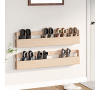 vidaXL estante de pared para zapatos estantes de pared para zapatos zapatero