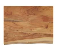 vidaXL Estante Pared Rectangular Madera Acacia Borde Vivo 50x40x3,8 cm