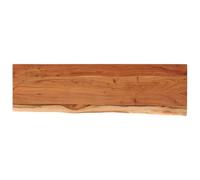 Estante Pared Rectangular Madera Acacia Borde Vivo 70x20x2,5 Cm Vidaxl