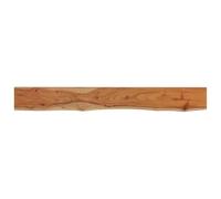 vidaXL Estante de Pared Rectangular, Balda Repisa para Libros CD, Anaquel Flotante, Estantería Expositora Colgante, Madera de Acacia Borde Vivo
