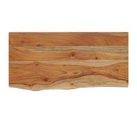 vidaXL Estante Pared Rectangular Madera Acacia Borde Vivo 60x30x3,8 cm