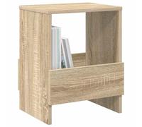 vidaXL Estante de revistas 2 pcs Roble Sonoma 35 x 30 x 45 cm, Banco de Almacenamiento para la Sala, Estante Rectangular de Madera, Organizador Multifuncional, Mueble Práctico